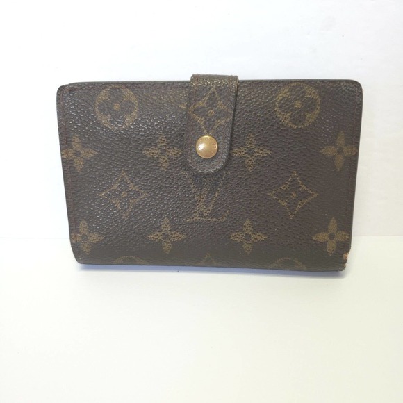 Louis Vuitton Handbags - LOUIS VUITTON Portefeuille Viennois Bifold Wallet Monogram Brown Medium Purse 01